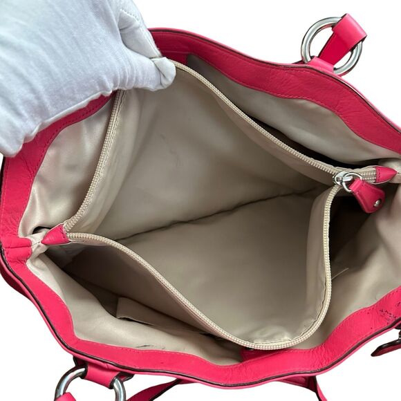 COACH Campbell Belle Pink Leather Carryall Shoulder Bag F24961 - Picture 4 of 7
